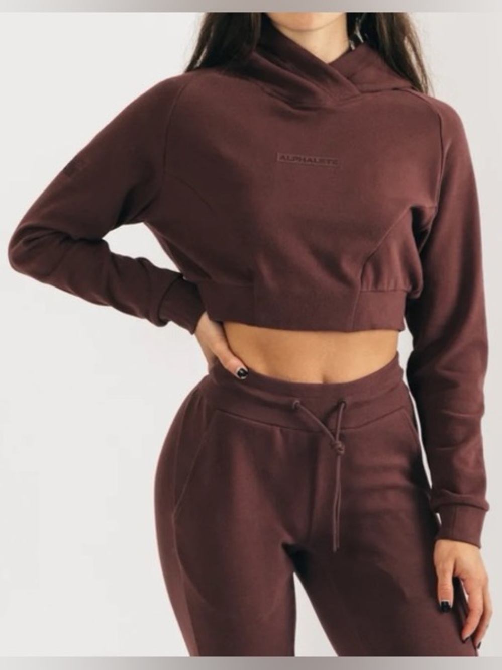 Alphalete Identity Cropped Hoodie